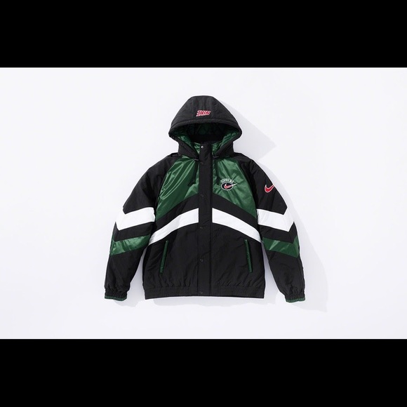 2019 Supreme X Nike Sports Puffy Jacket (green) - Picture 7 of 8